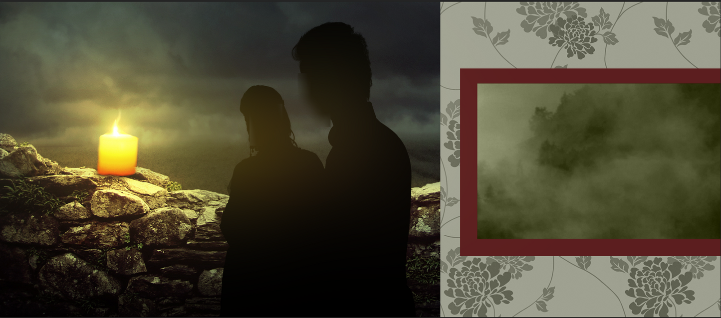 Twilight Silhouette – Custom Photo Print Ceramic Mug (11oz) - Romantic Candlelight Gift