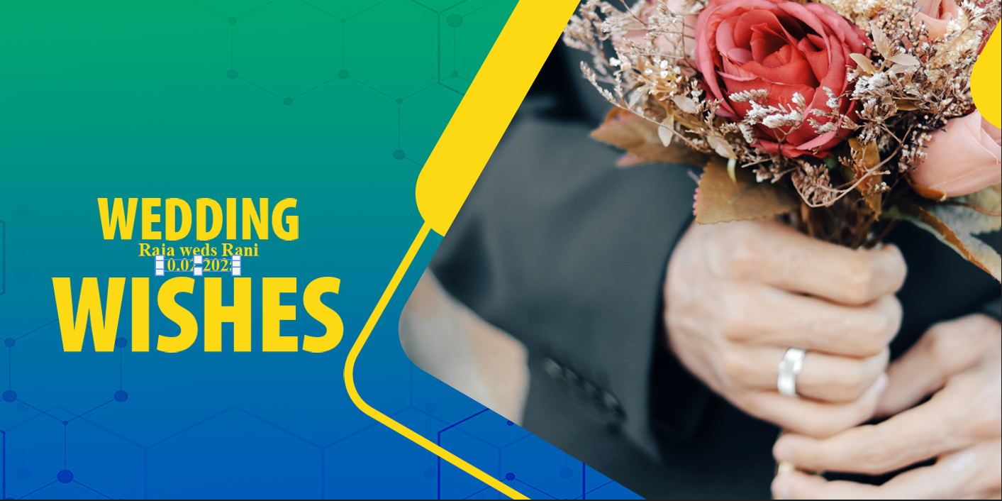 Teal Geometric Wedding Wishes – Custom Photo Print Ceramic Mug (11oz) - Personalized Gift for Couples