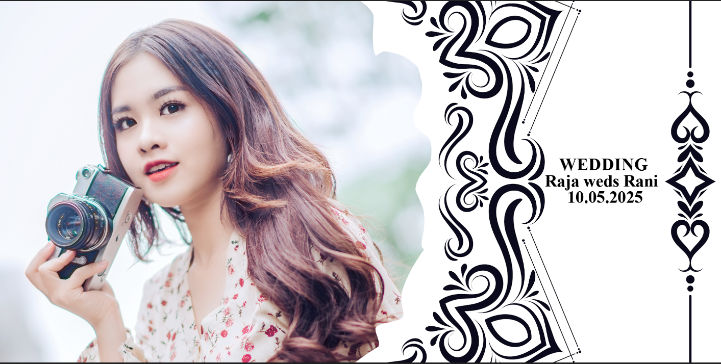 Elegant Tribal Wedding – Custom Photo Print Ceramic Mug (11oz) - Personalized Gift for Couples