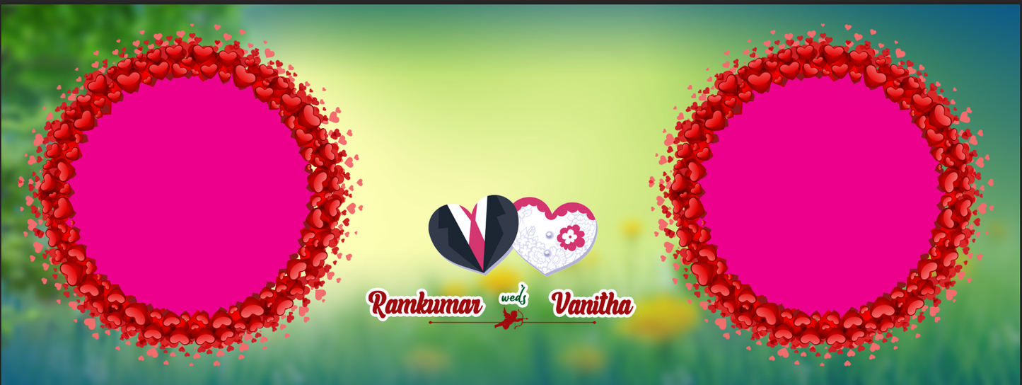 Forever Love Hearts – Custom Photo Print Ceramic Mug (11oz) - Personalized Gift for Weddings