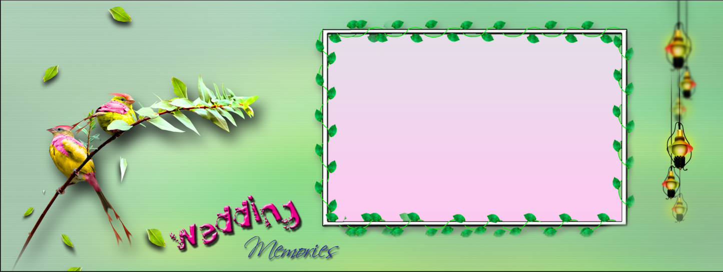 Love Birds Wedding Memories – Custom Photo Print Ceramic Mug (11oz) - Nature Inspired Personalized Gift