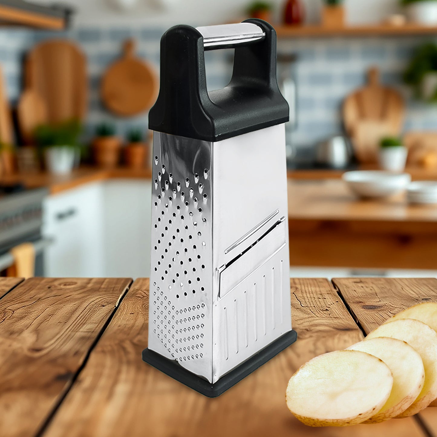 Apex 5-in-1 Master Stainless Steel Multipurpose Slicer And Grater - Happy Price - Image 5