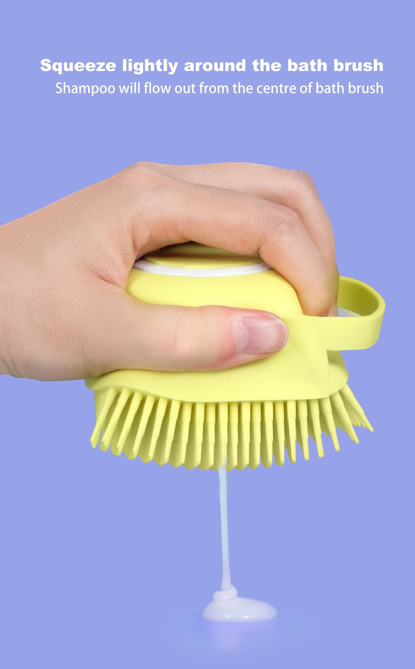 Silicone Massage Bath Body Brush With Shampoo Dispenser - Happy Price - Image 6