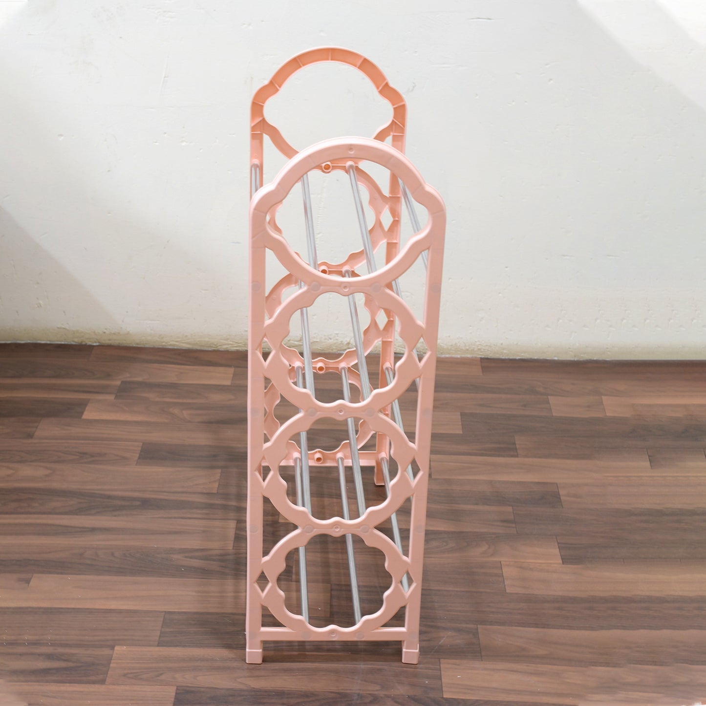 9392 Shoes Storage Shelf 4 Layer Spacesaving Shoes Show Rack Folding Shoe Rack Standing Shoe Rack Diy Shoes Storage Shelf Home Organizer For Bedroom Hallway And Closet Shoe Storage - Happy Price - Image 6