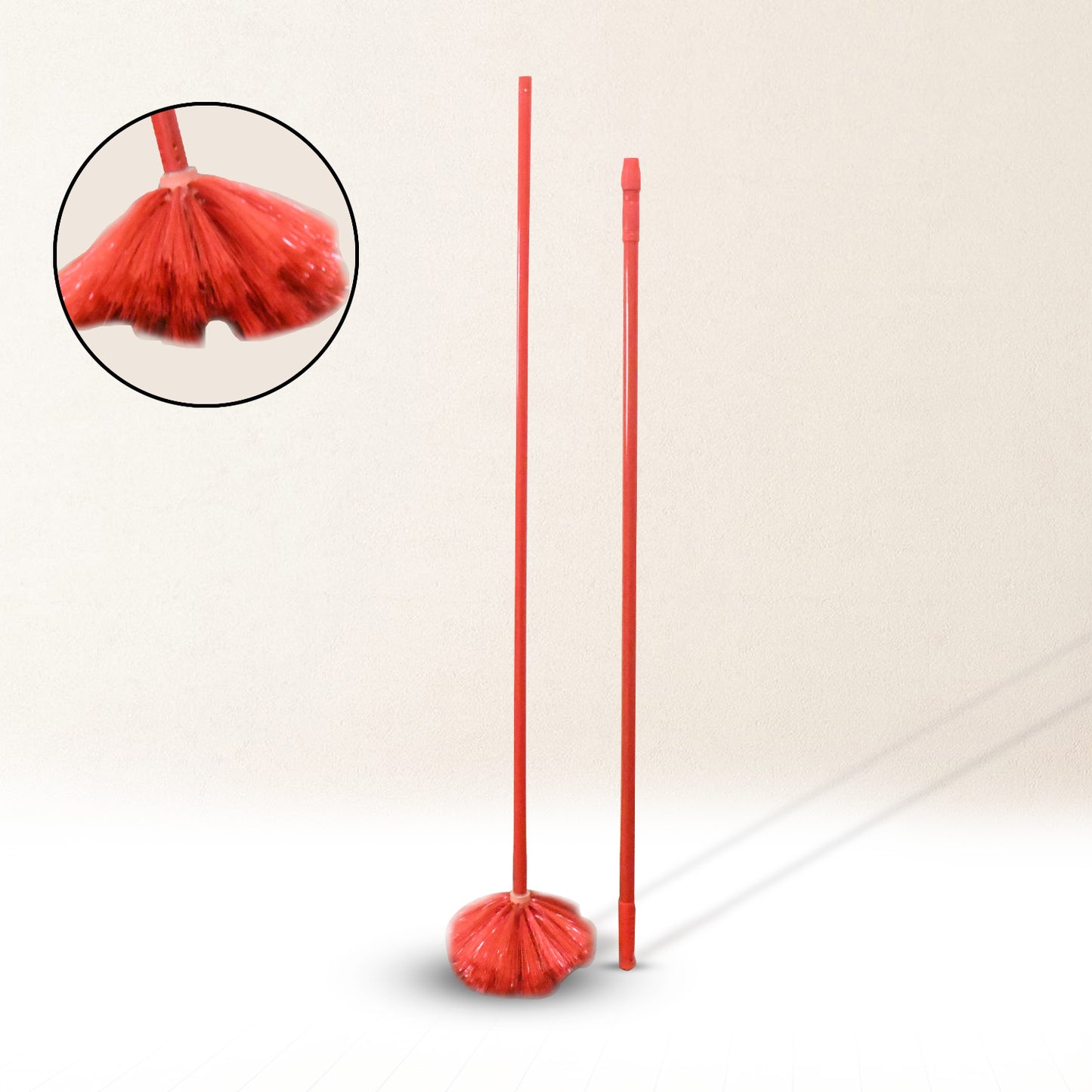 Cobweb Brush With Metal Strong Long Extendable Handle For Dusting Ceiling Cobweb Cleaning Brush For Lights Fans  Webs Cleaning For Home  Kitchen (90 Inch   Moq - 6 Pc) - Happy Price - Image 5