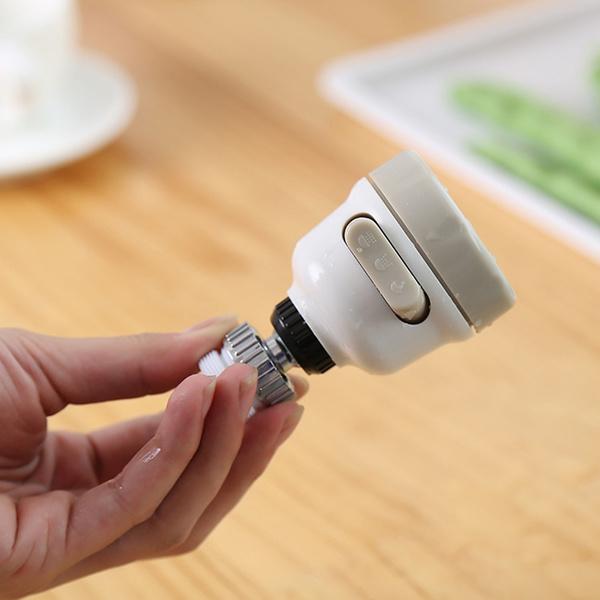 Rotatable Splash Proof 3 Modes Water Saving Nozzle Filter Faucet Sprayer - Happy Price - Image 3