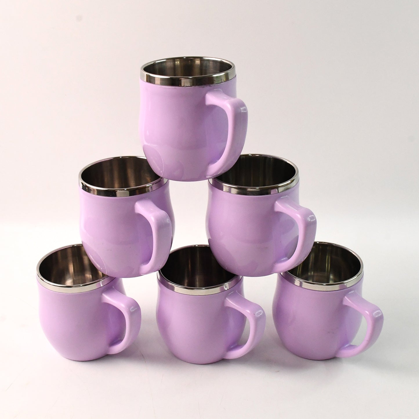Apex Chit-chat Double Wall Stainless Steel Mug Set (6pc200ml) Approx - Happy Price - Image 2
