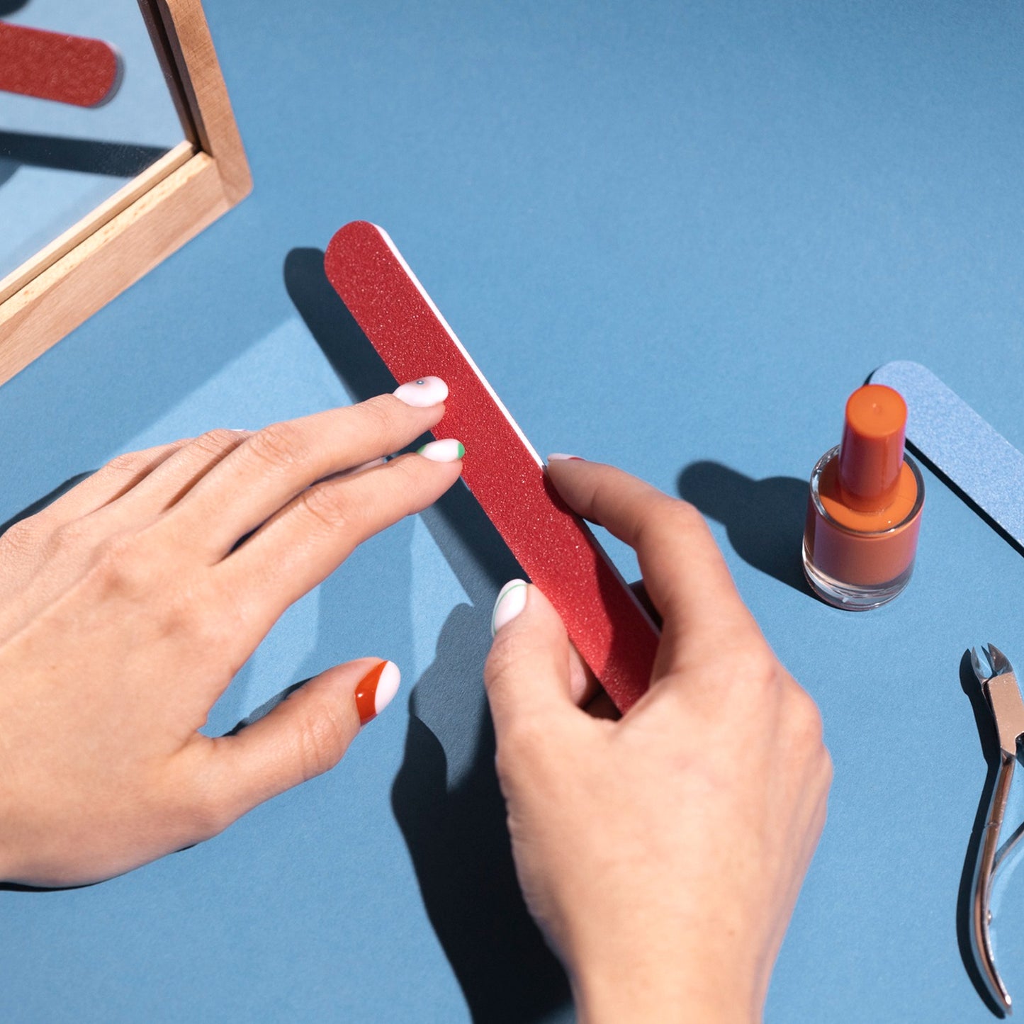 Professional Nail Filer Double Sided For Nail Shaper Nail File (1 Pc) - Happy Price - Image 3