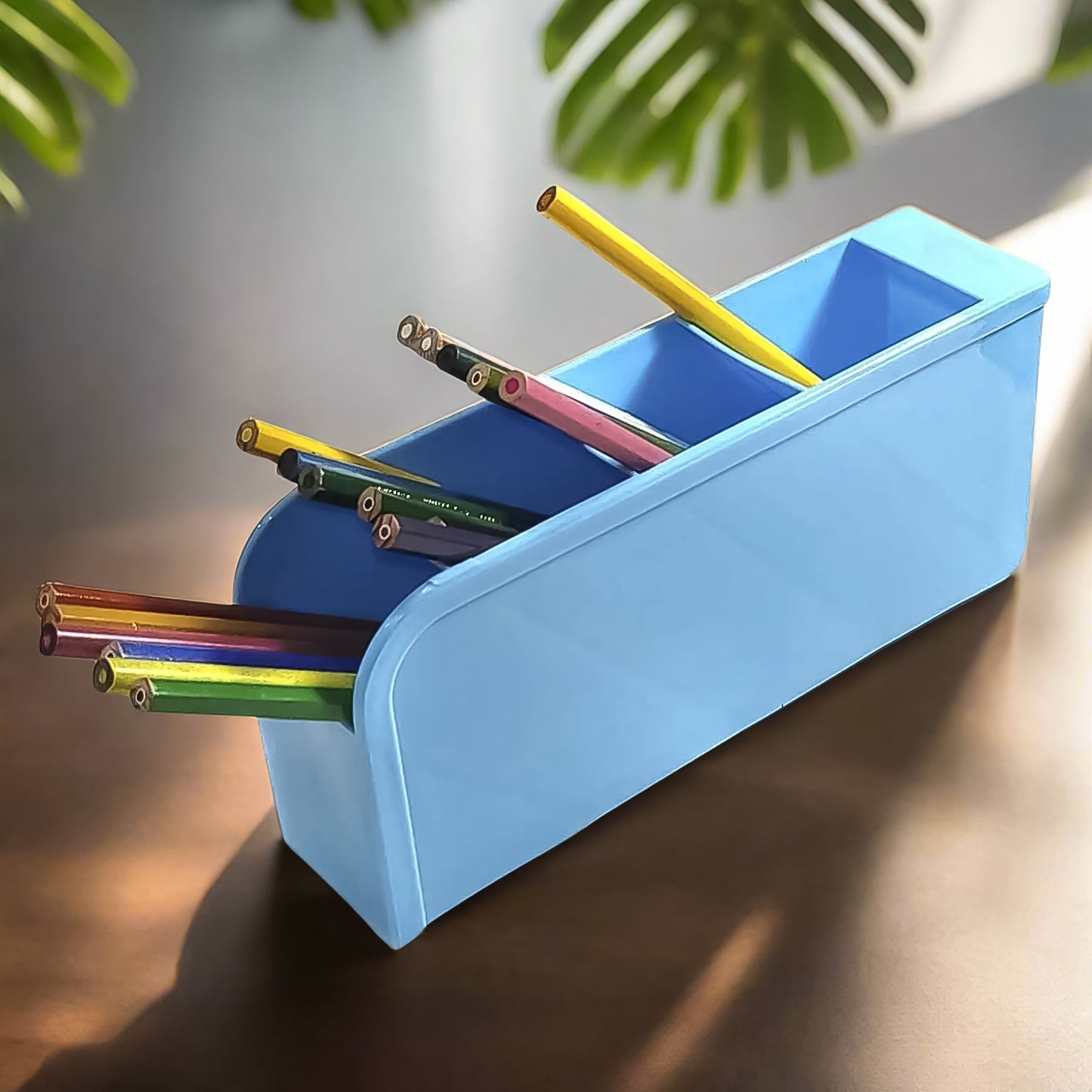 Multipurpose 4 Compartment Pen Holder Office Desktop (1 Pc) - Happy Price - Image 3