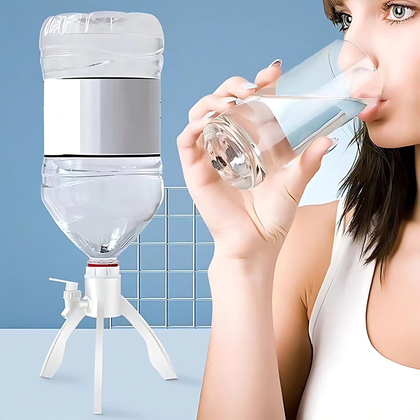 Universal Plastic Drinking Water Dispenser Stand Set - Happy Price - Image 4