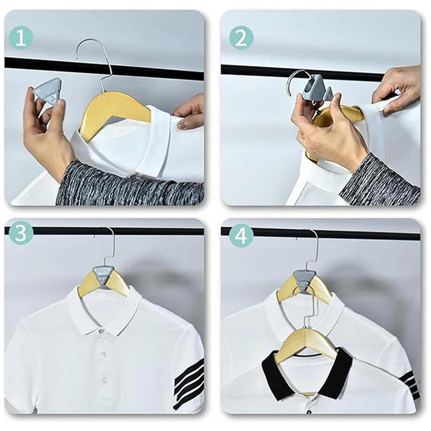 Multi-functional Plastic Triangle Hanger Connector Hooks (1 Pc) - Happy Price - Image 6