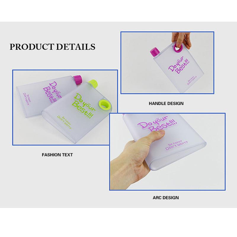 Notebook Style Slim Water Bottle (380 Ml Multicolor) - Happy Price - Image 4