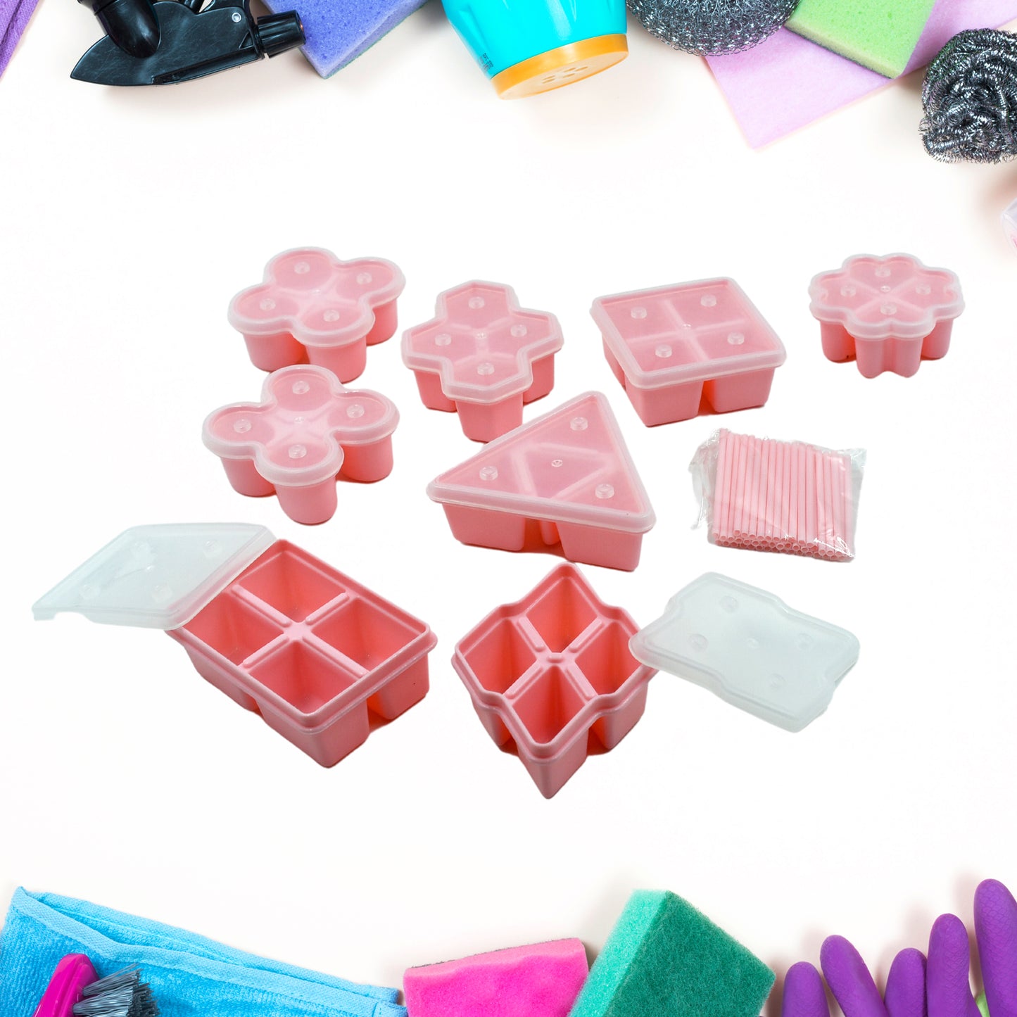 Multi Design Ice Mold Set Multi Shaped Ice Mold Bpa Free Mold Ice Pop Mold Ice Maker Fun For Kids And Adults - Happy Price - Image 2