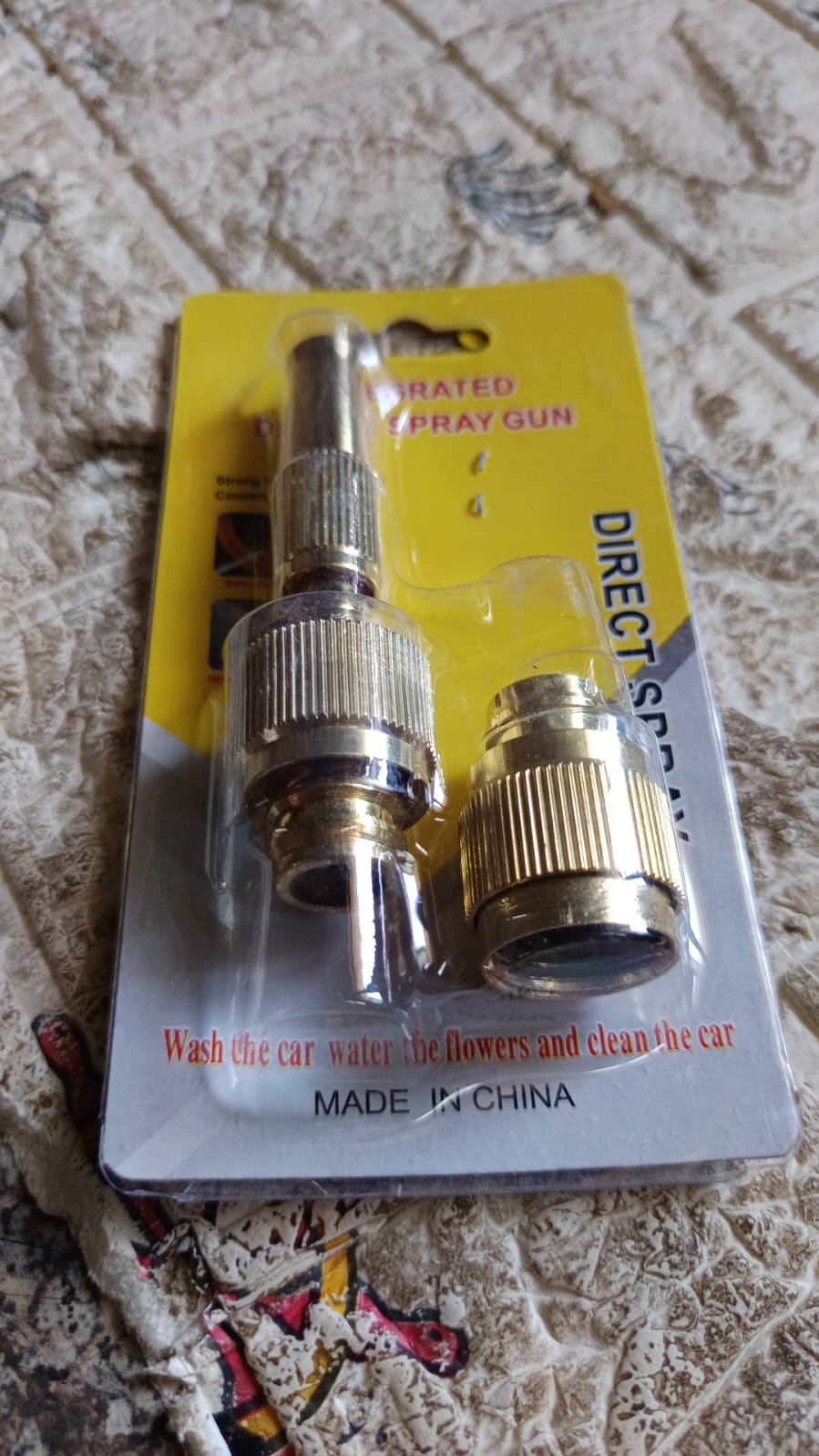 Water Spray Nozzle For Water Pipe Booster Nozzle For Car Wash Nozzle With High Pressure Water Adjustable Brass Nozzle Water Spray Gun For Gardening Watering Tools - Happy Price - Image 7