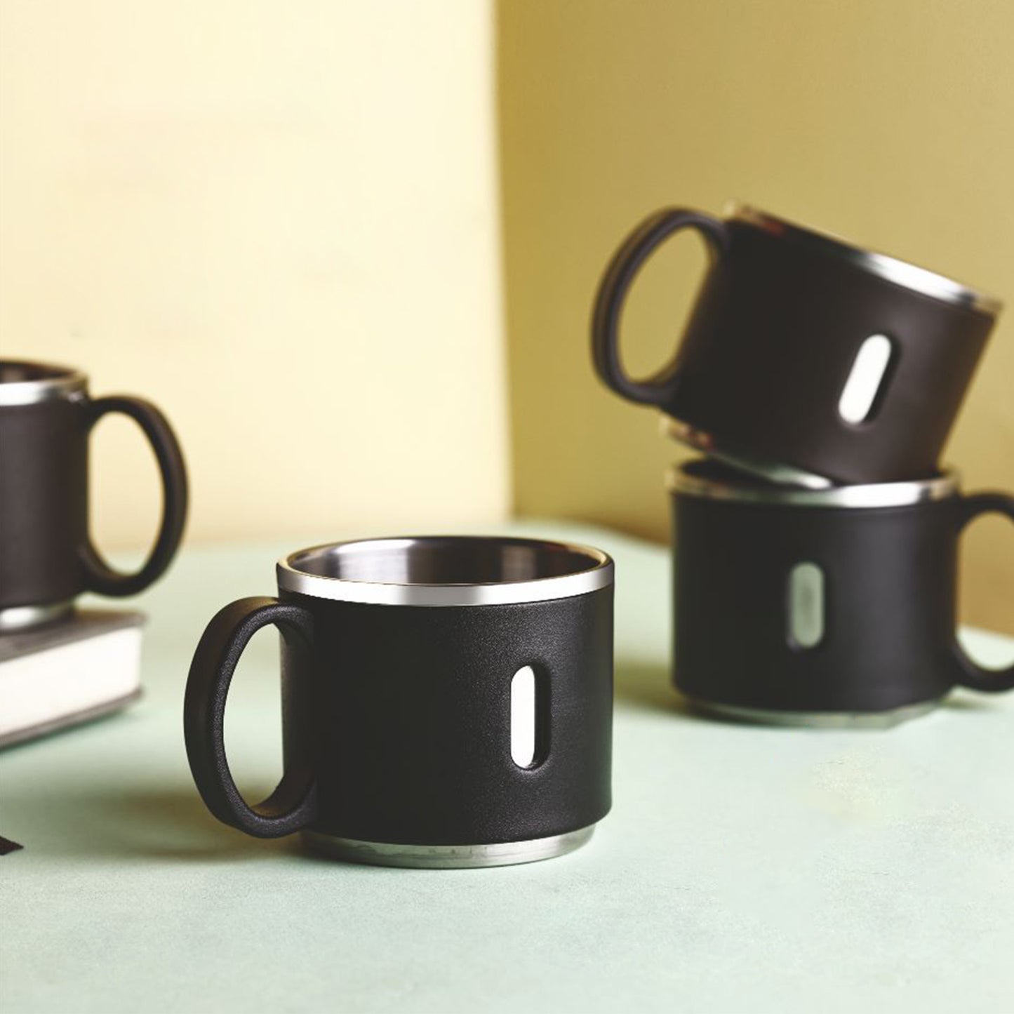 Apex Stainless Steel Desk Mug (6 Pc) - Happy Price - Image 6