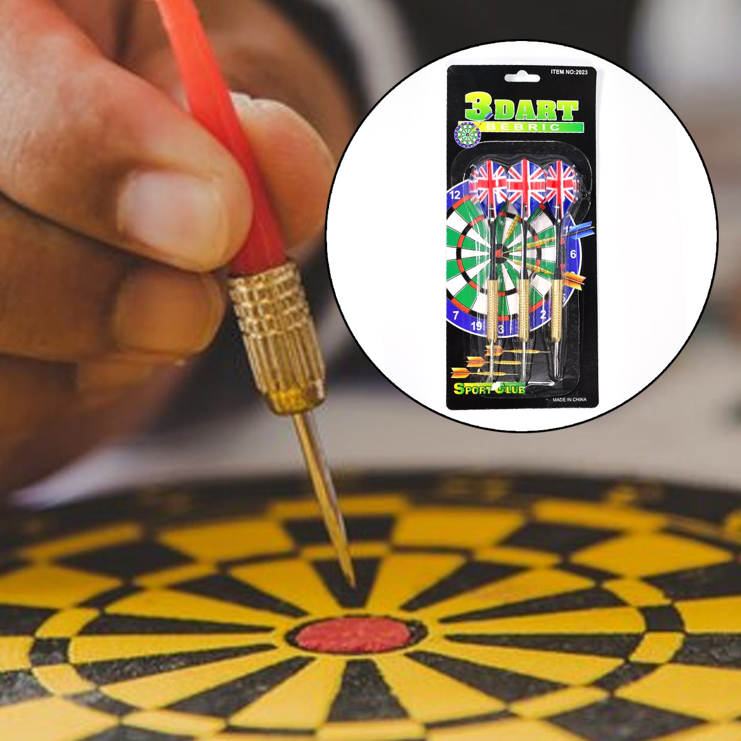 4894 Big 3pcs Dart For Dart Board For Adult Indoor And Outdoor Game For Kids With 3 Darts - Happy Price - Image 3