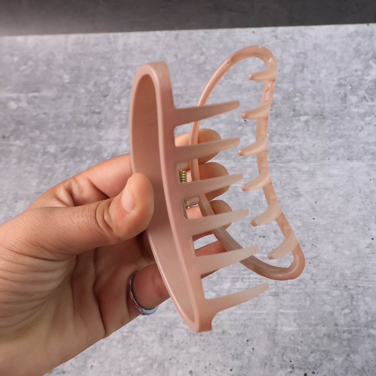 Plastic Hair Clamp Grip Simple Matte Hair Barrette Clamp (12 Pc) - Happy Price - Image 8