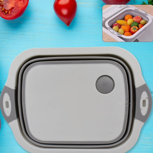 3-in-1 Collapsible Kitchen Chopping Board & Dish Tub