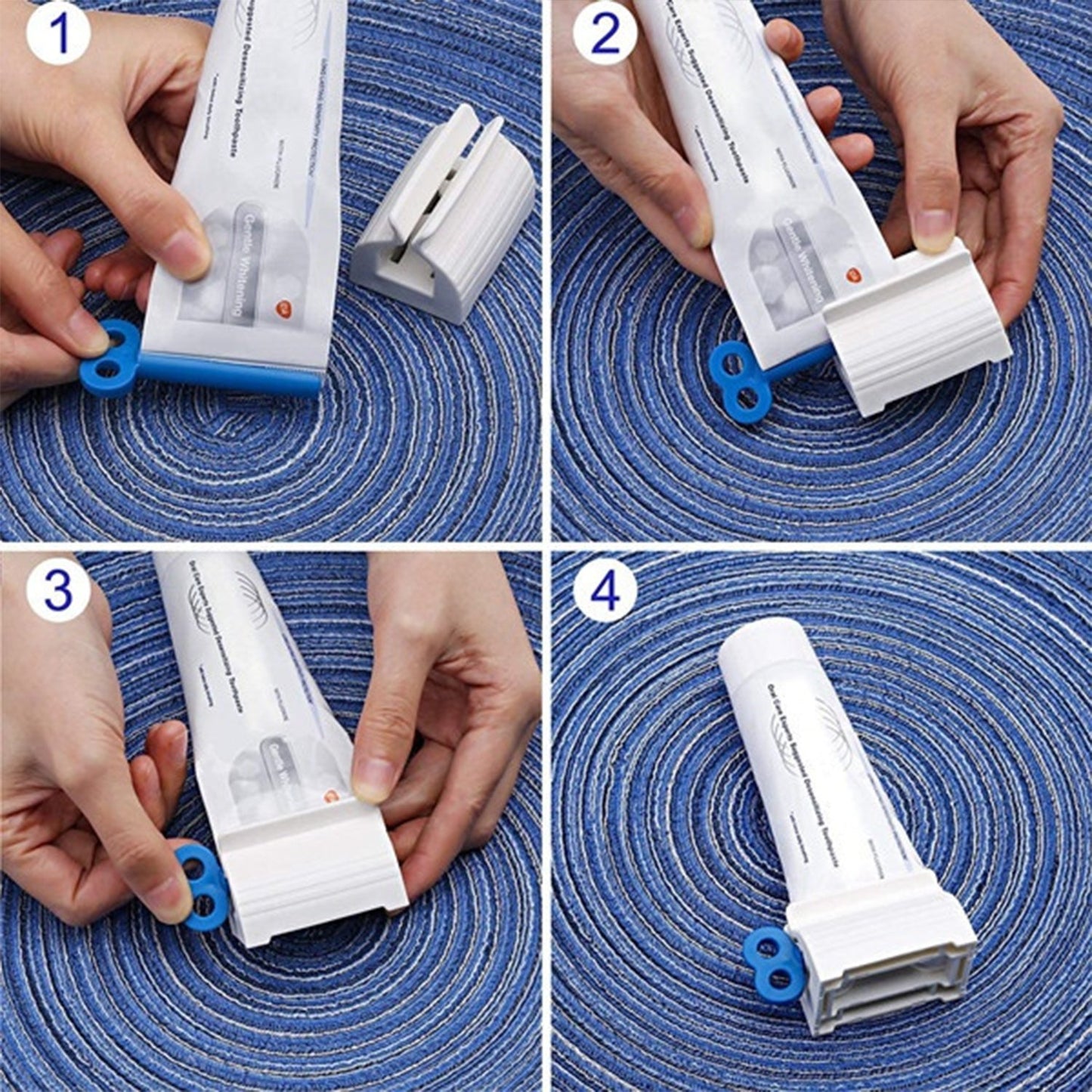 Rolling Tube Toothpaste Squeezer Toothpaste Seat Holder Stand - Happy Price - Image 5