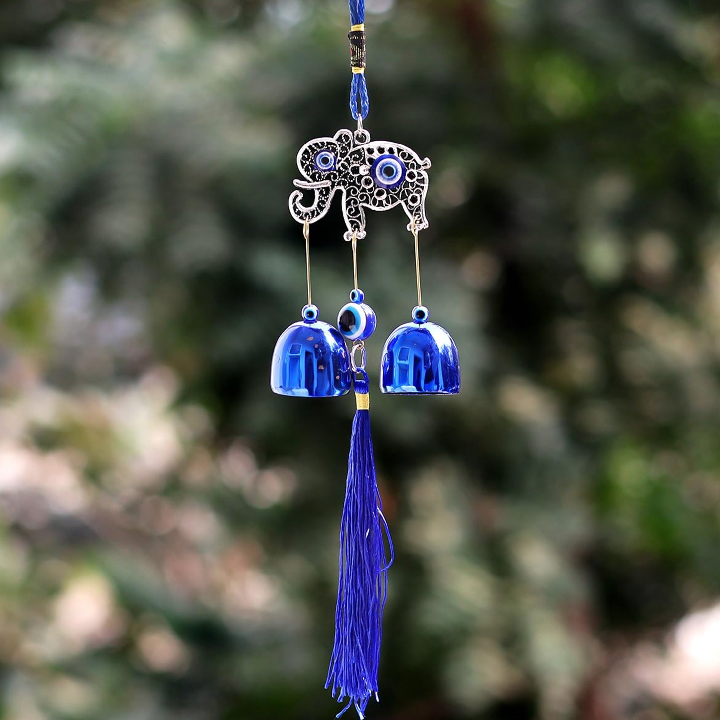 Metal Evil Eye Wind Chime Bells (Mix Design  1 Pc) - Happy Price - Image 3