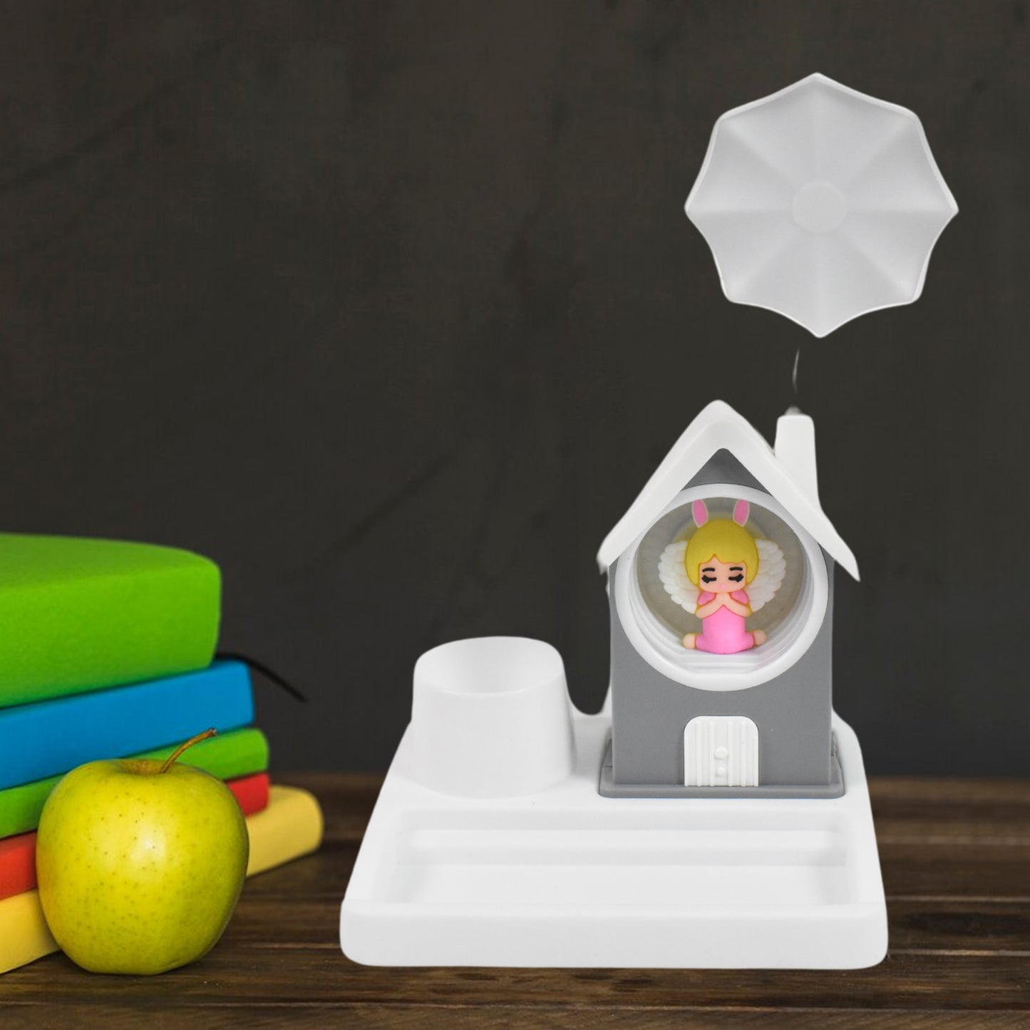 Cute Lovely Cartoon  Home Design With Plastic Base Led Desk Light Multi Color Changes (1 Pc) - Happy Price - Image 4