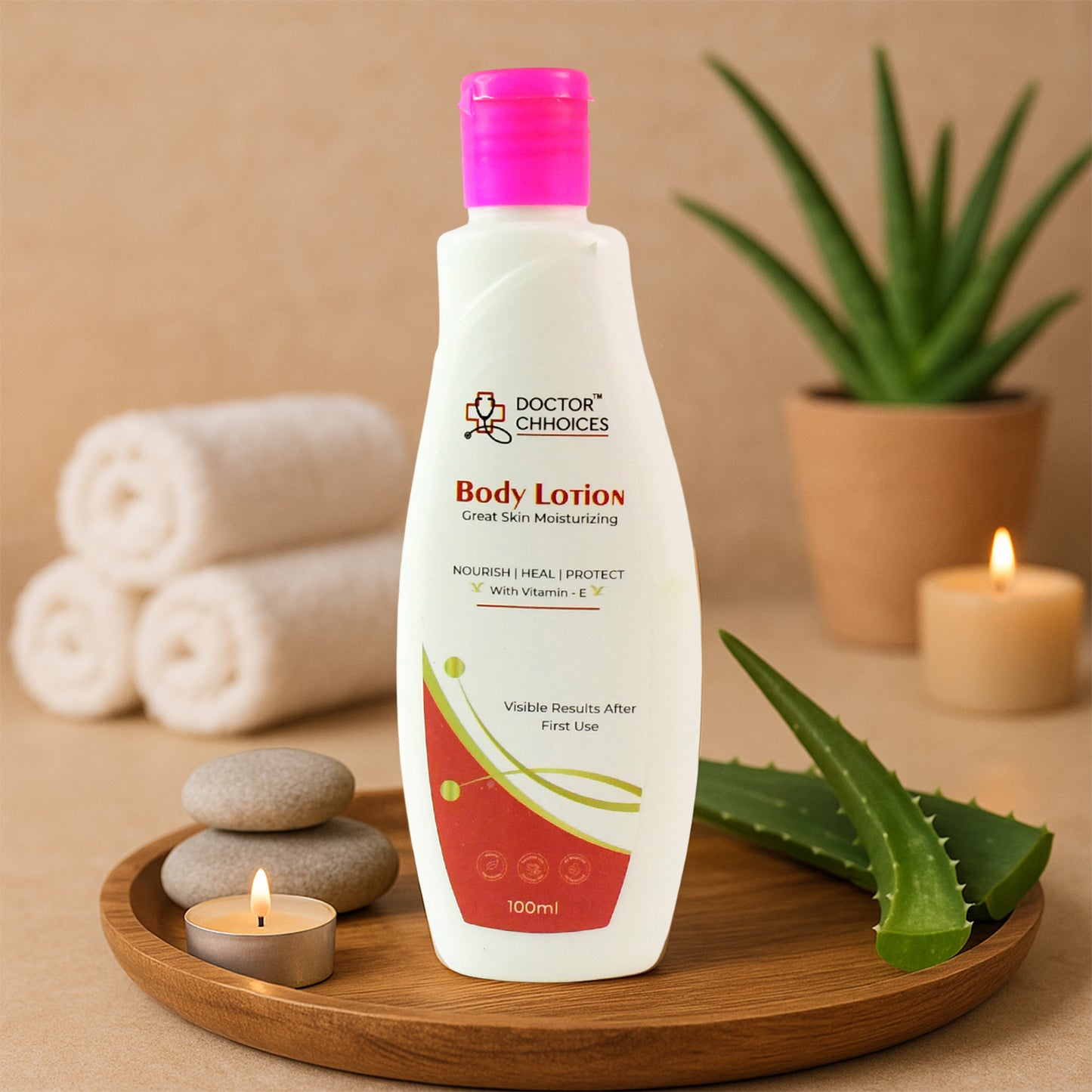 Doctor Choices Vitamin E Enriched Body Lotion, 100ml - Daily Hydration