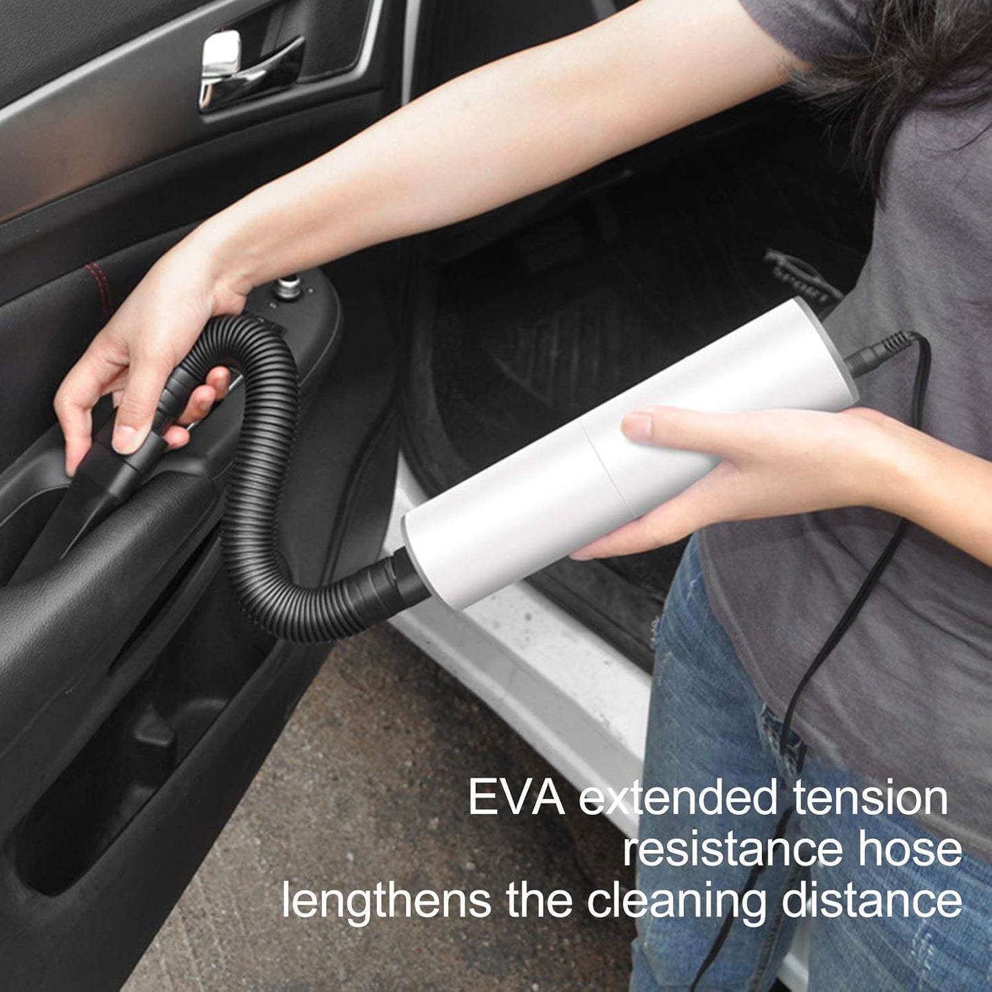 Handheld Vacuum Cleaner - Mini Portable Car Vacuum Cleaner (1 Set) - Happy Price - Image 3