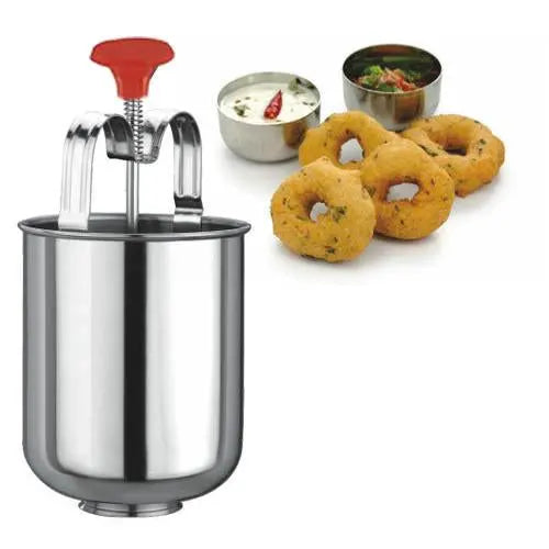 Stainless Steel Medu Vada And Donut Maker For Perfectly Shaped And Crispy Vada Maker - Happy Price - Image 5