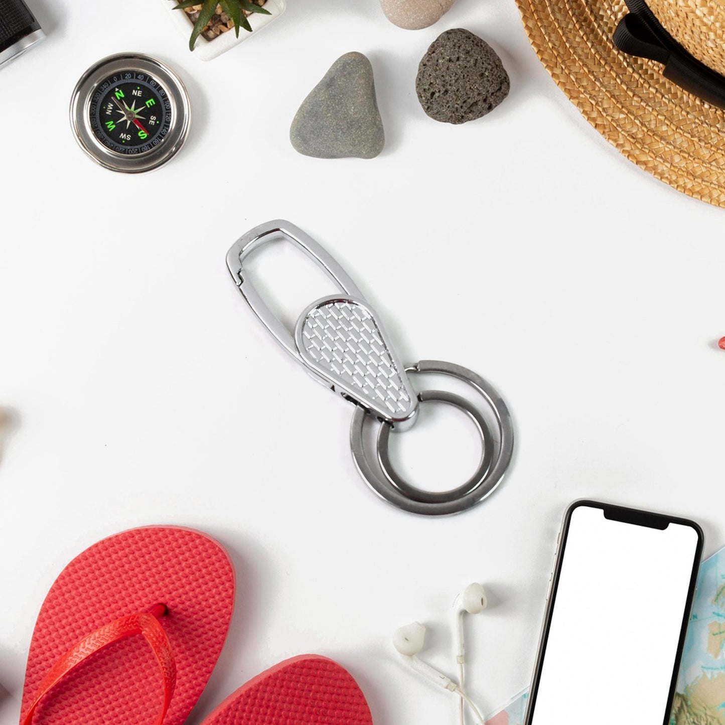 Heavy Duty Key Holder Keychain Key Chain (1 Pc  Mix Design) - Happy Price - Image 2