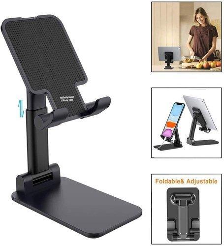 Foldable Mobile Stand With Angle Adjustable Desktop Table Mobile Holder - Happy Price - Image 3