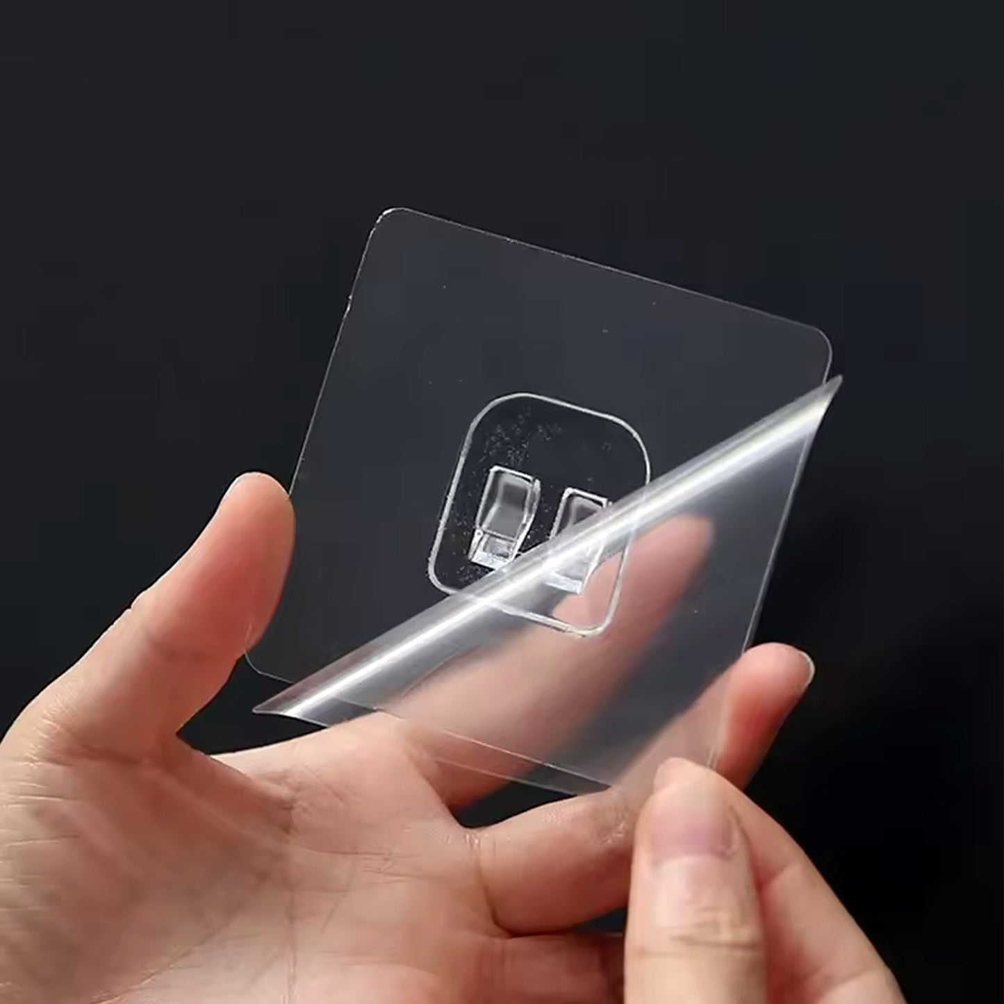 Transparent Adhesive Wall Hooks for Kitchen & Bathroom - No Drilling Needed (1 Pc) - Happy Price - Image 5