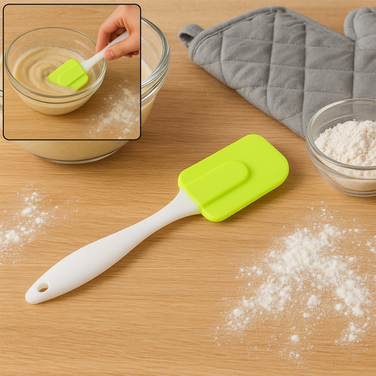 Silicone Cooking Spatula For Baking (1 Pc  18 Cm) - Happy Price - Image 2