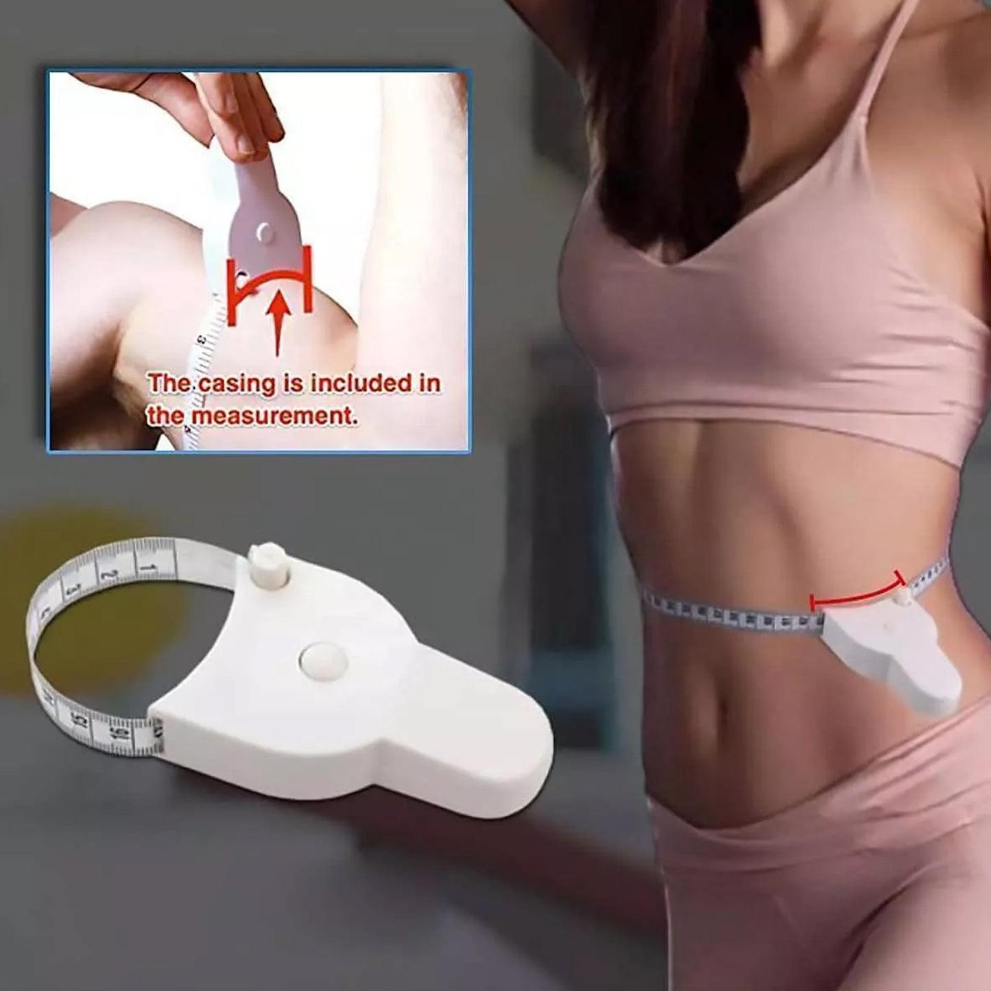 Fitness Measuring Tape For Measuring Lengths Breadths And Heights For Body And Some Other Things Etc. - Happy Price - Image 3