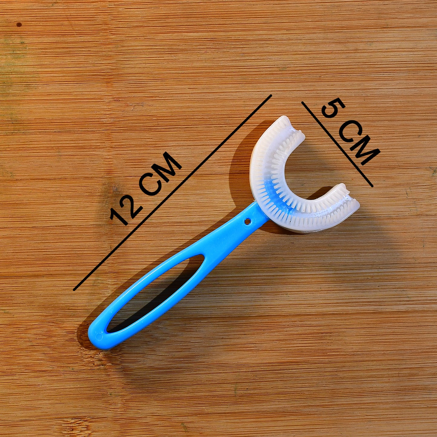 U-shaped Toothbrush For Kids Manual Whitening Toothbrush Silicone Brush Head For Kids Children Infant Toothbrush For 2-6 Years - Happy Price - Image 4