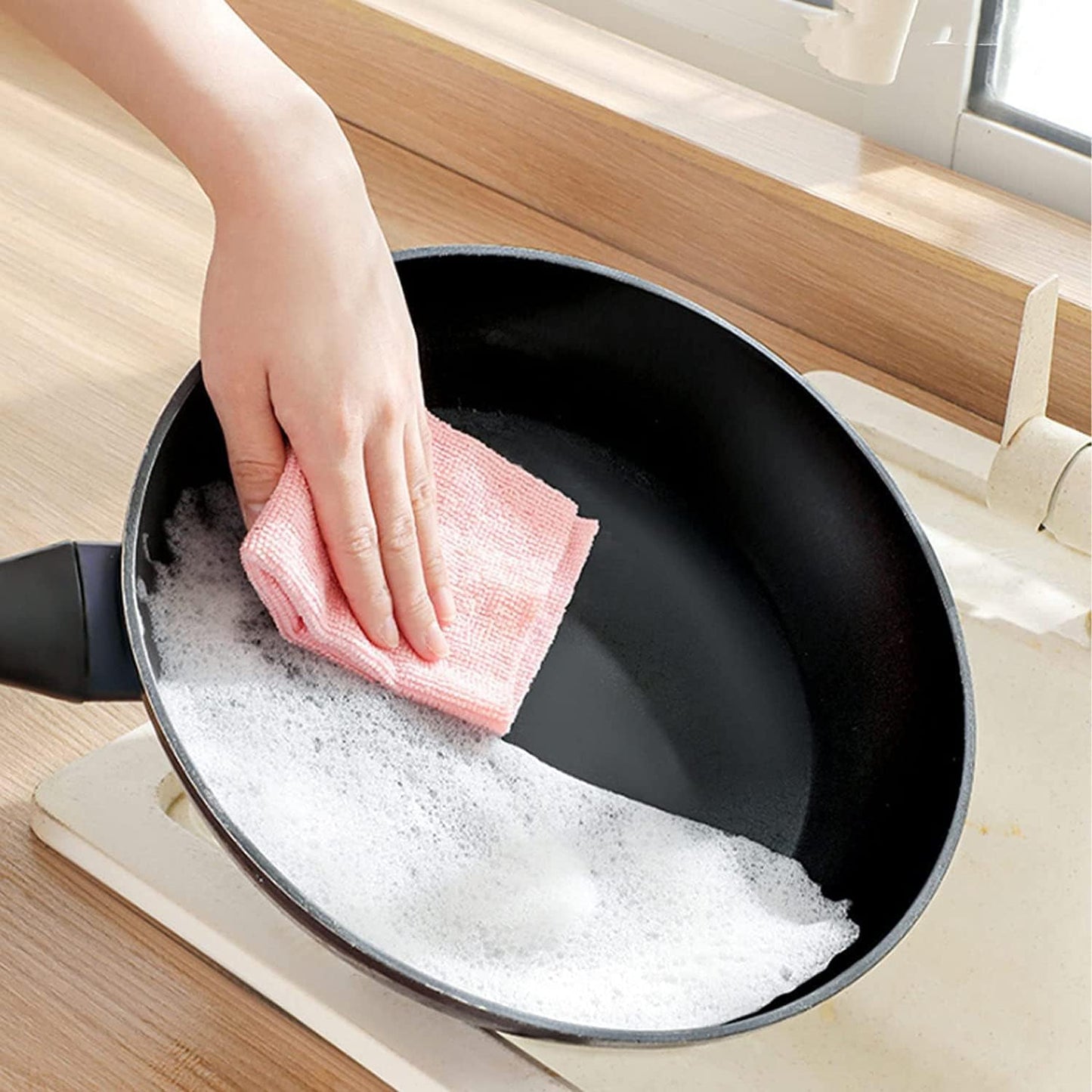 Microfiber Cleaning Cloth With Box Magic Wipe (10 Pcs Set) - Happy Price - Image 4