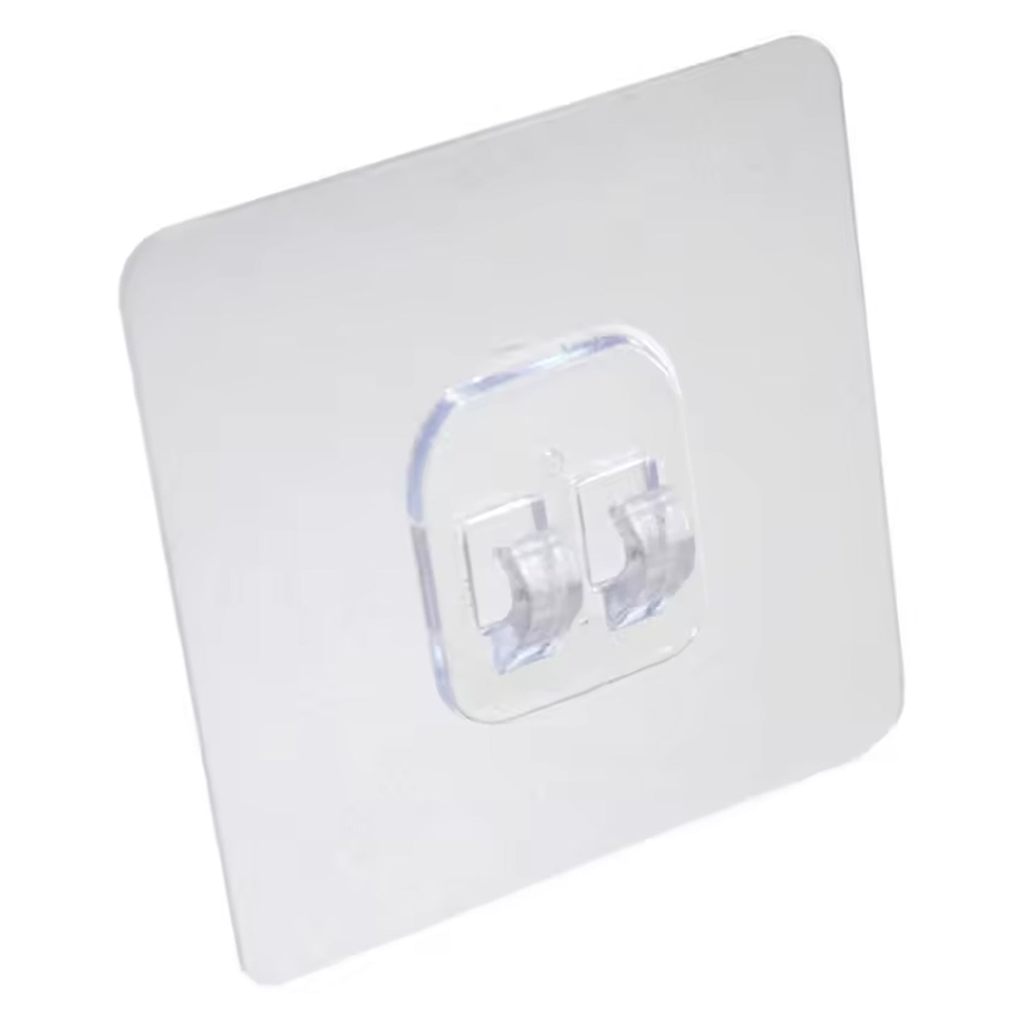Transparent Adhesive Wall Hooks for Kitchen & Bathroom - No Drilling Needed (1 Pc) - Happy Price - Image 2