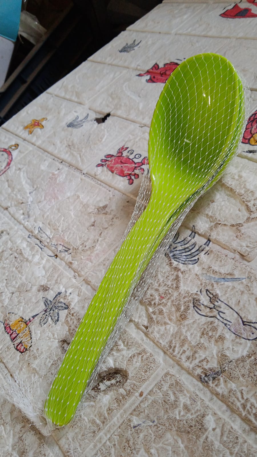 Plastic Spoon Kitchen Multipurpose Serving Ladle For Frying Serving Turner Curry Ladle Serving Rice Spoon Used While Eating And Serving Food Stuffs Etc (2 Pcs Set  10 Inch ) - Happy Price - Image 7