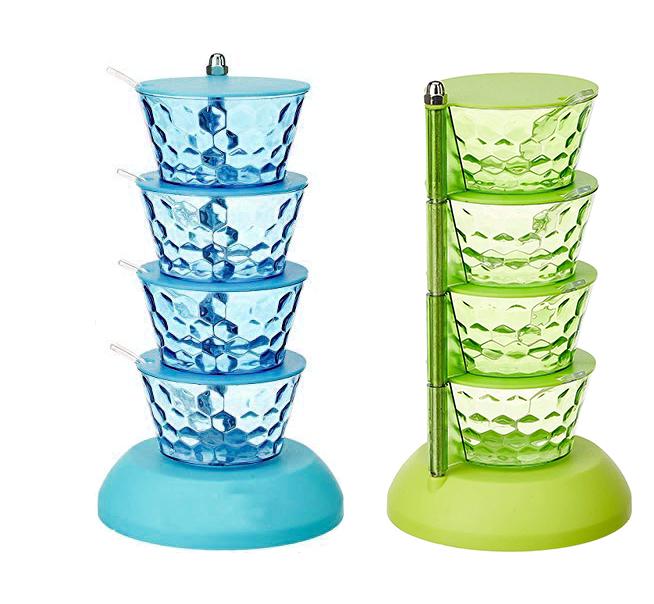 4 In 1 Multipurpose 360 Degree Rotating Pickle Rack Container For Kitchen - Happy Price - Image 2
