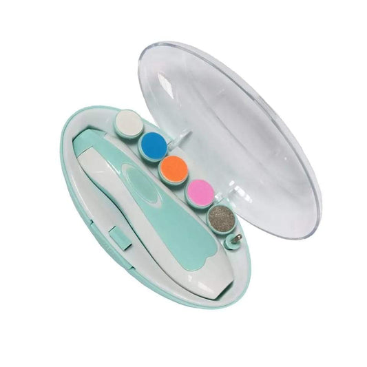 Electric Baby Nail Trimmer With Grinding Heads For Newborn Infant And Toddler - Happy Price - Image 1