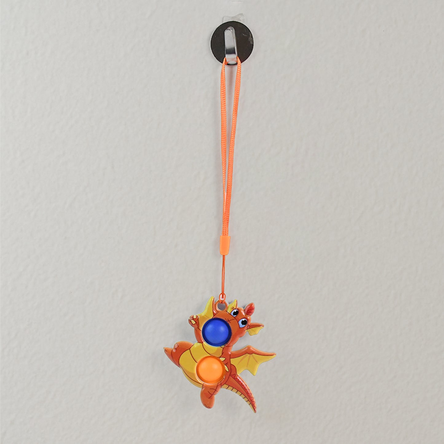 2-bubble Dragon-shaped Push Pop Fidget Toy With Strap (1 Pc) - Happy Price - Image 7