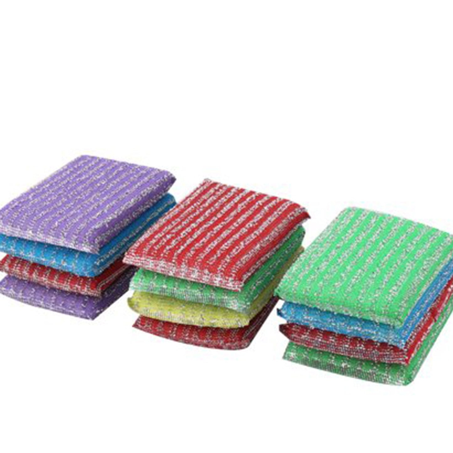 Scratch Proof Kitchen Utensil Scrubber Pad (Pack Of 12) - Happy Price - Image 1