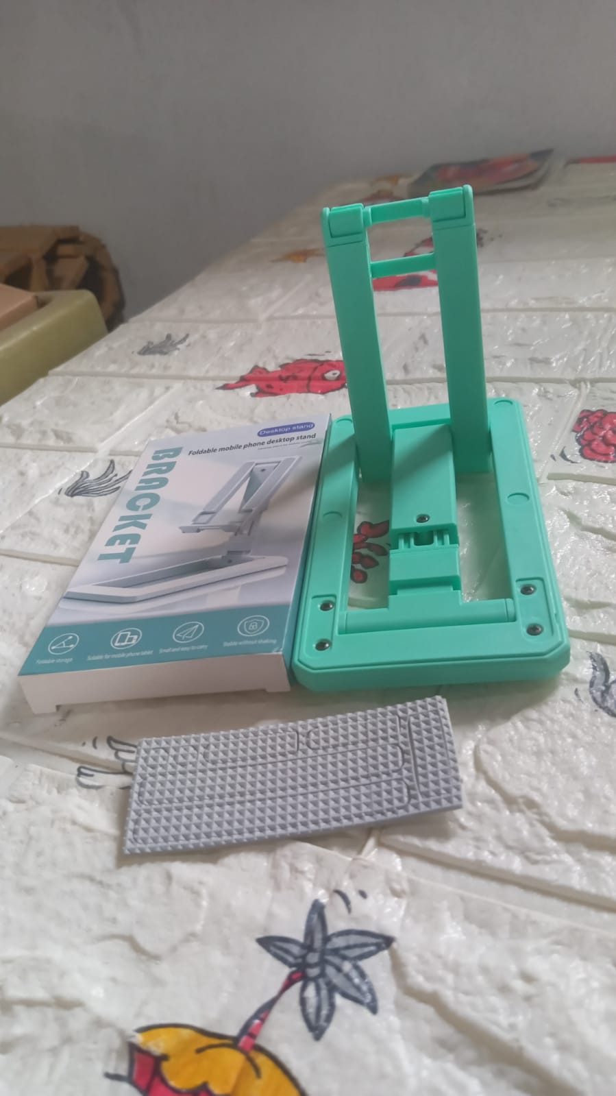 Mobile Phone Stand Mobile Phone Holder Table Adjustable Angle Height Foldable Non-slip Sturdy Mobile Phone Holder Desktop Phone Holder For All Smartphones - Happy Price - Image 7