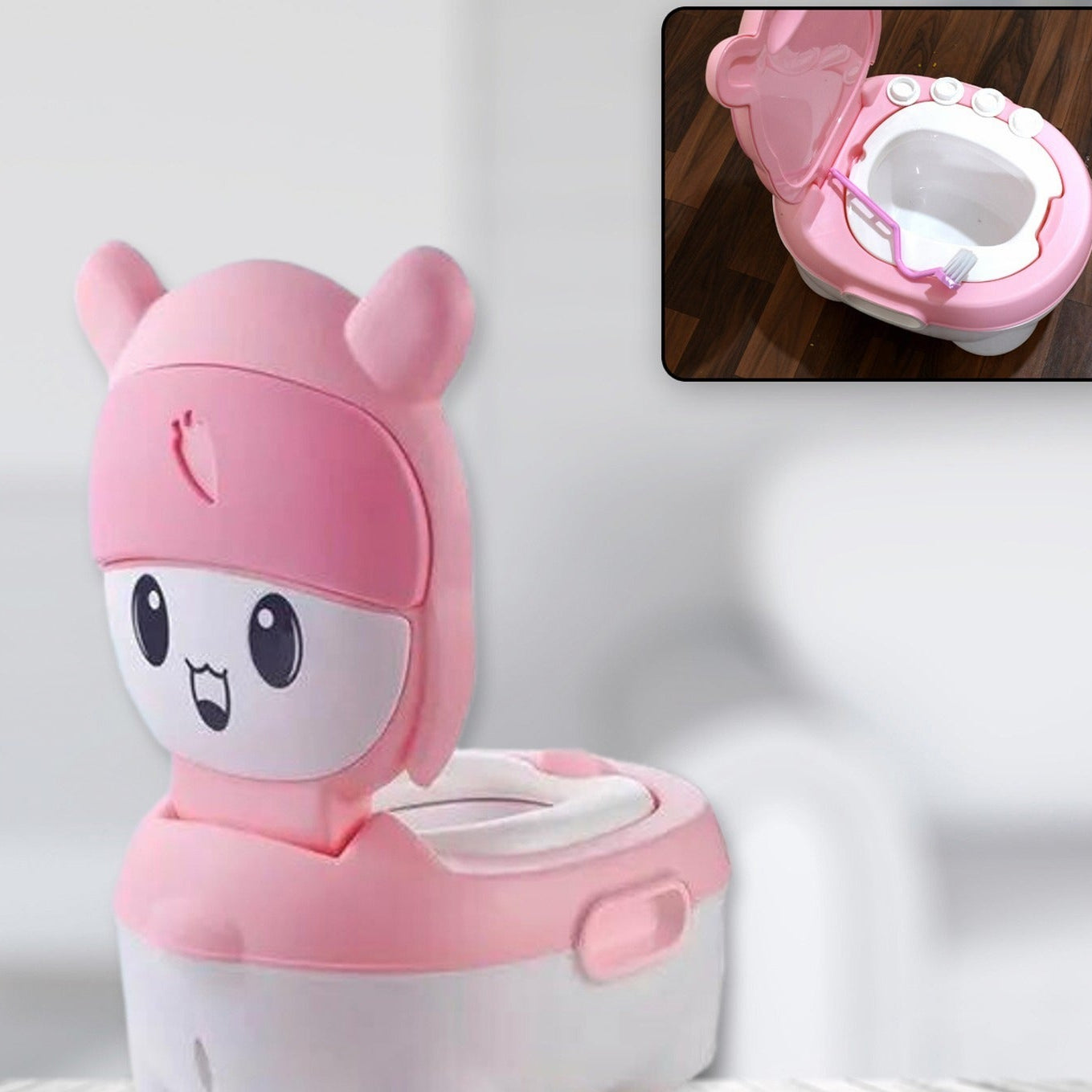 Baby Potty Toilet Baby Potty Training Seat Baby Potty Chair For Toddler Boys Girls Potty Seat For 1+ Year Child - Happy Price - Image 1