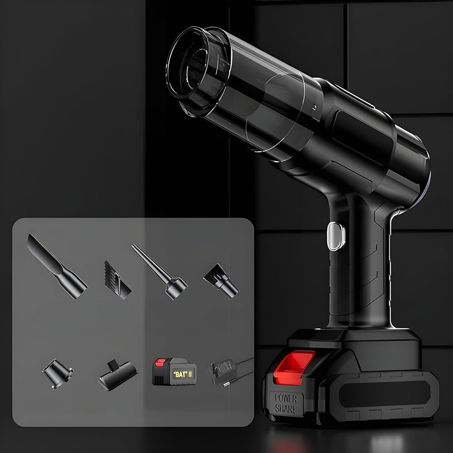 Multifunction 240v Wireless Handheld Vacuum Cleaner (1 Set) - Happy Price - Image 4
