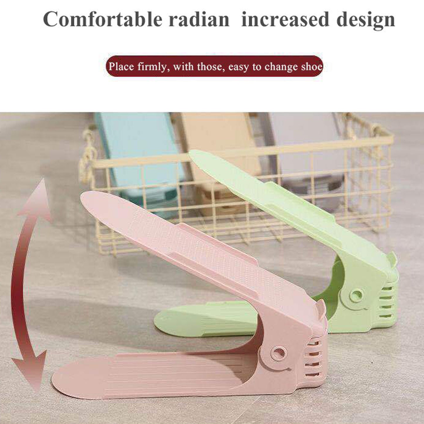 Adjustable Folding Shoe Slots Organizer. - Happy Price - Image 4