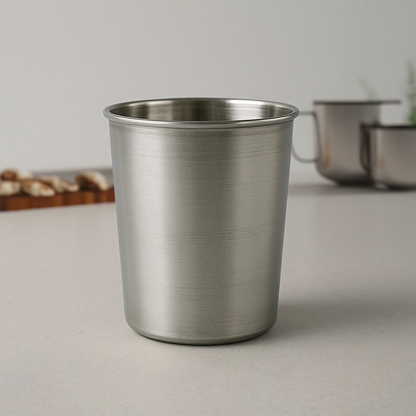 Small Stainless Steel Drinking Glass (1 Pc) - Happy Price - Image 6
