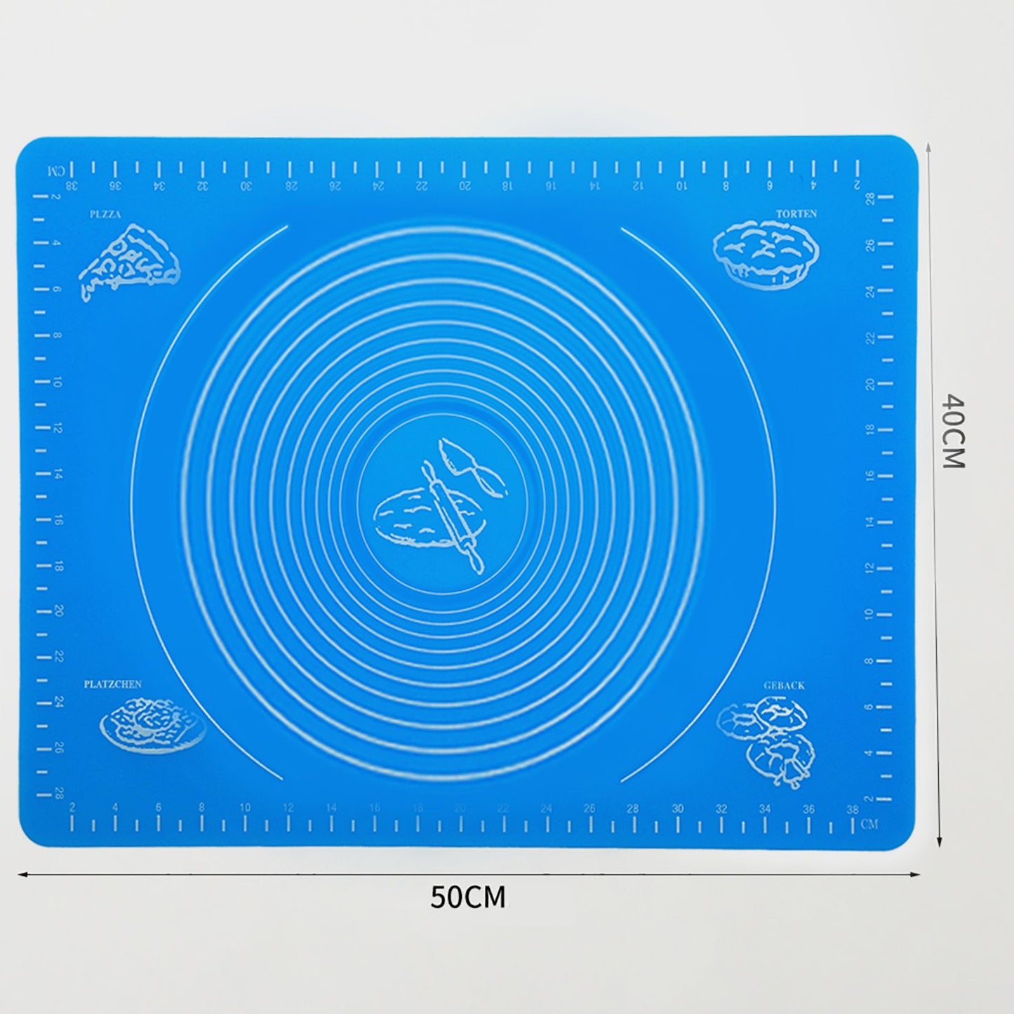 Rolling Mat Silicone Baking Mat Fondant Mat Sheet Chapati - Happy Price - Image 5