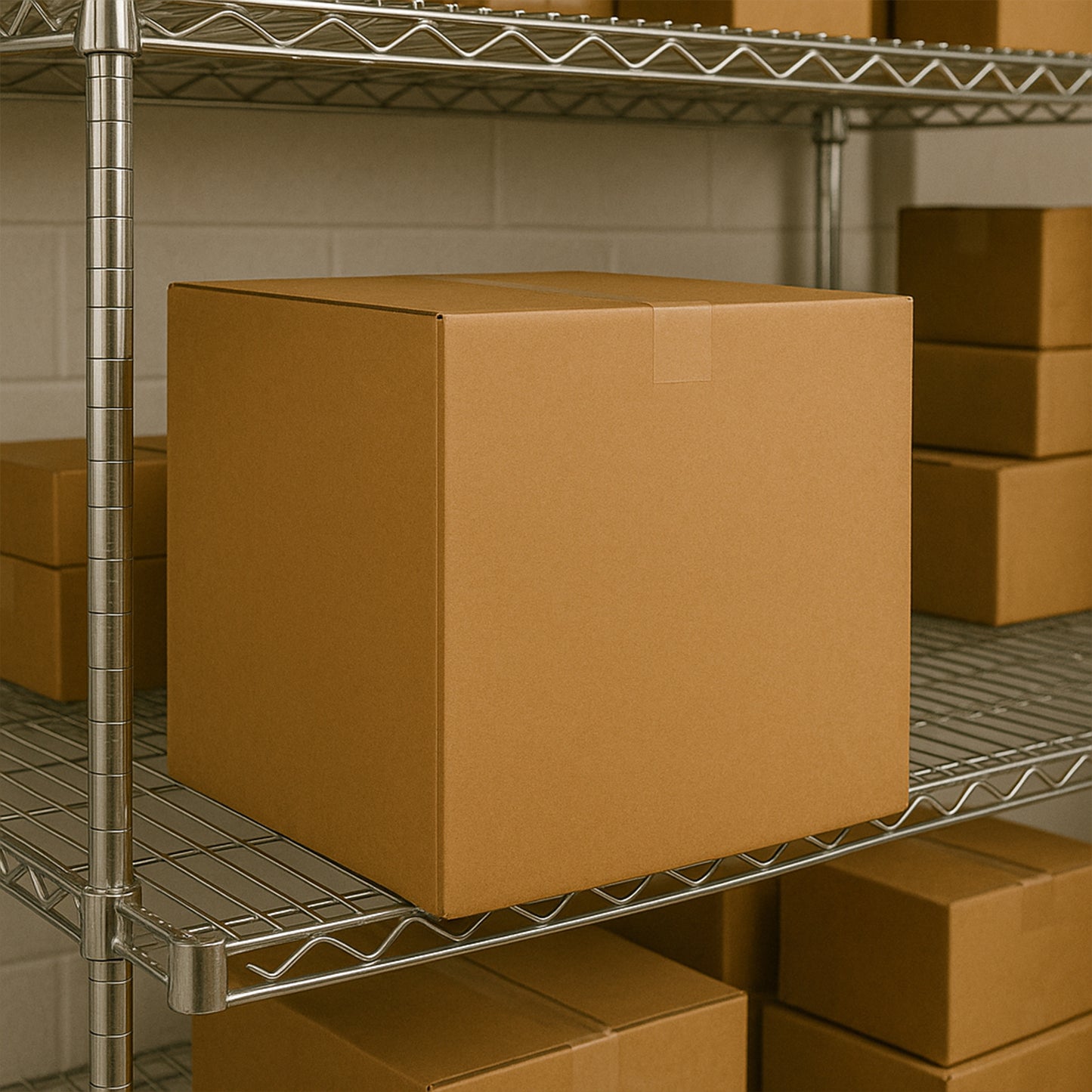 Heavy-Duty Corrugated Box for Packaging & Shipping - 24x43x29 cm, 1 Pc