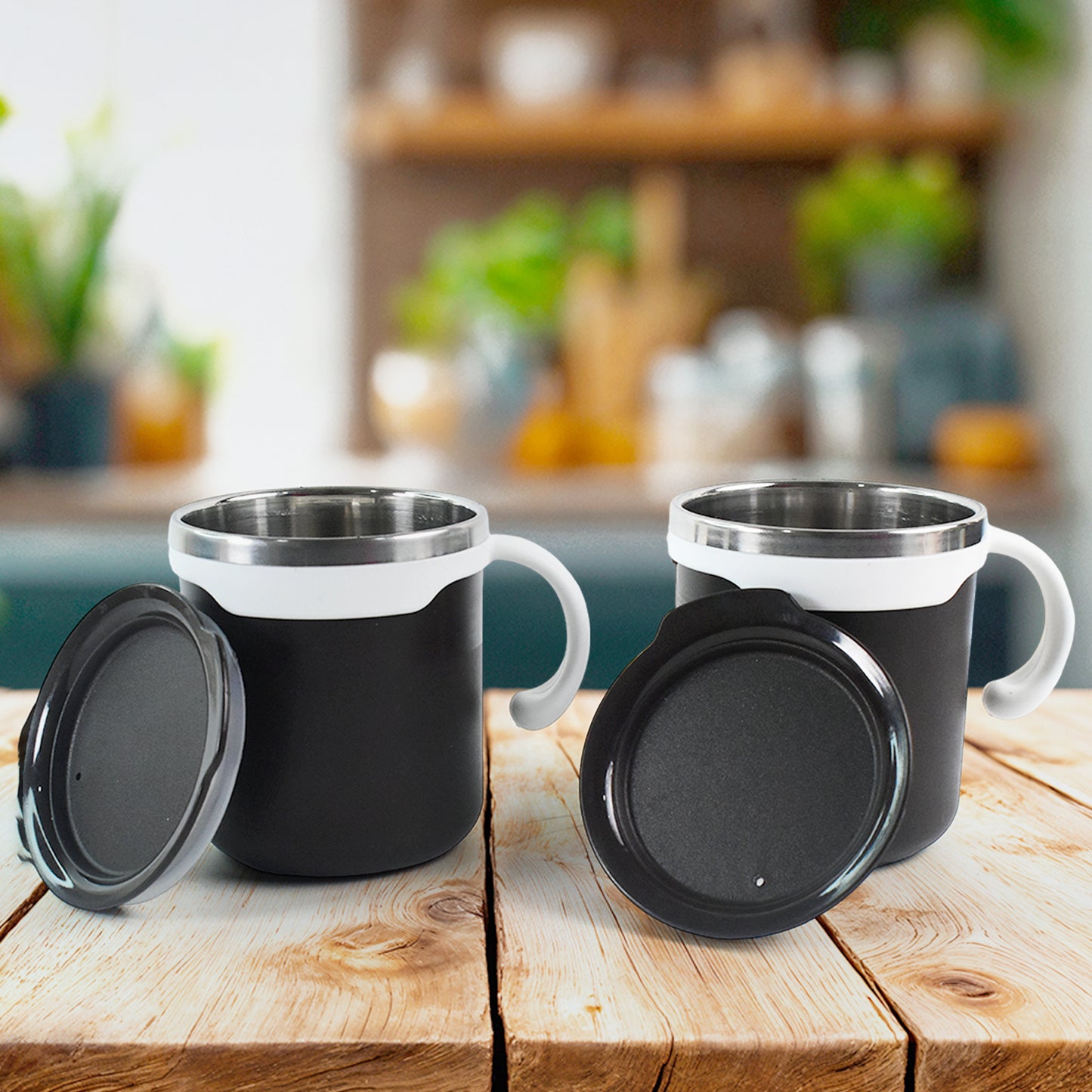 2 Pcs Premium Mocha Mug Set 250 Ml - Happy Price - Image 2