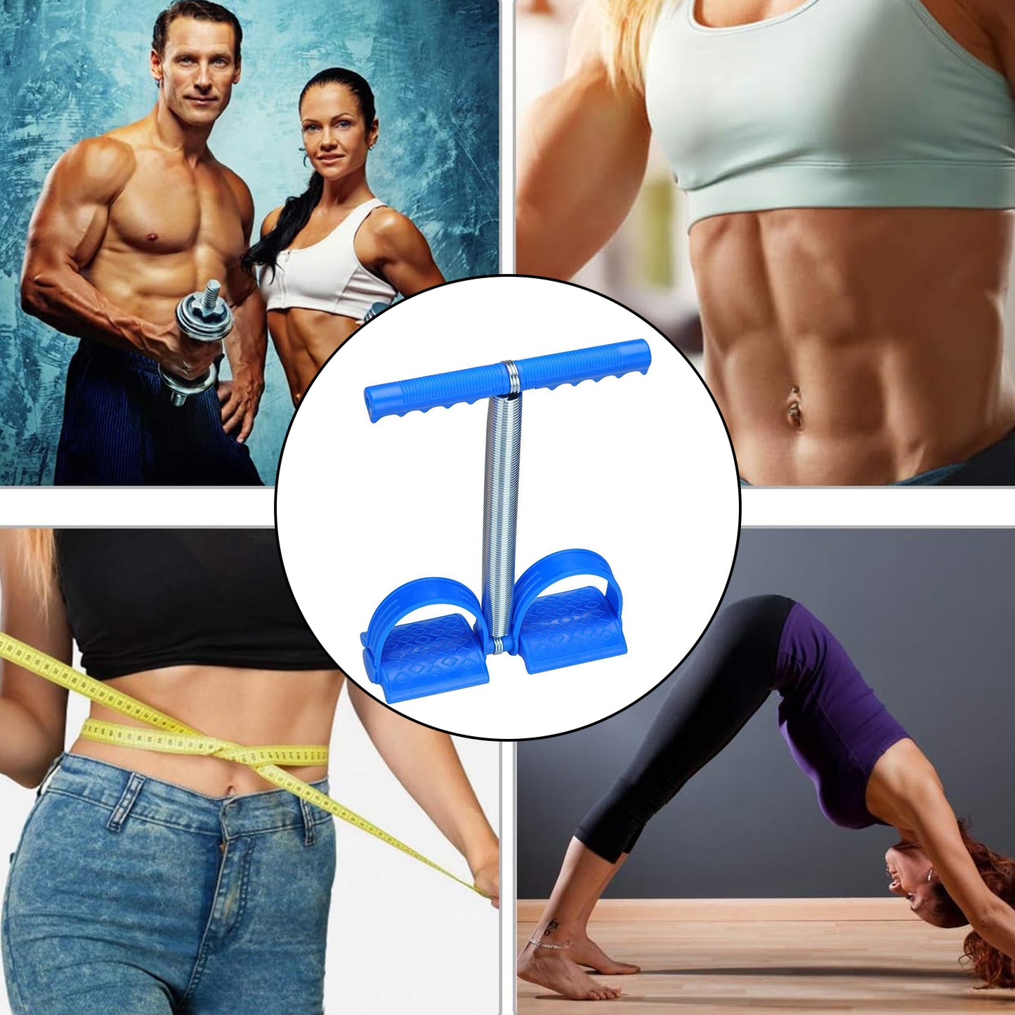 Spring Tension Pull Rope Resistance Band Exercise Strap Single Spring (1 Pc) - Happy Price - Image 6